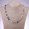 Rutilated Quartz Beads "Hairy" faceted oval beads, 8x10mm, 45cm length