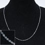 Metal chain for costume jewellery, metal cord, length 50 cm