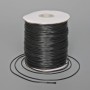 Black "Waxed" Craft Cord, diameter 1.5mm, length 150m spool