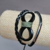 Children's Bracelet "Infinity" wheat-coloured, slip-on