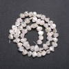 Natural Baroque Pearl Beads on a String with "Petrol" Sheen Warm Tone, Diameter 8mm, Length 40cm (+/-)