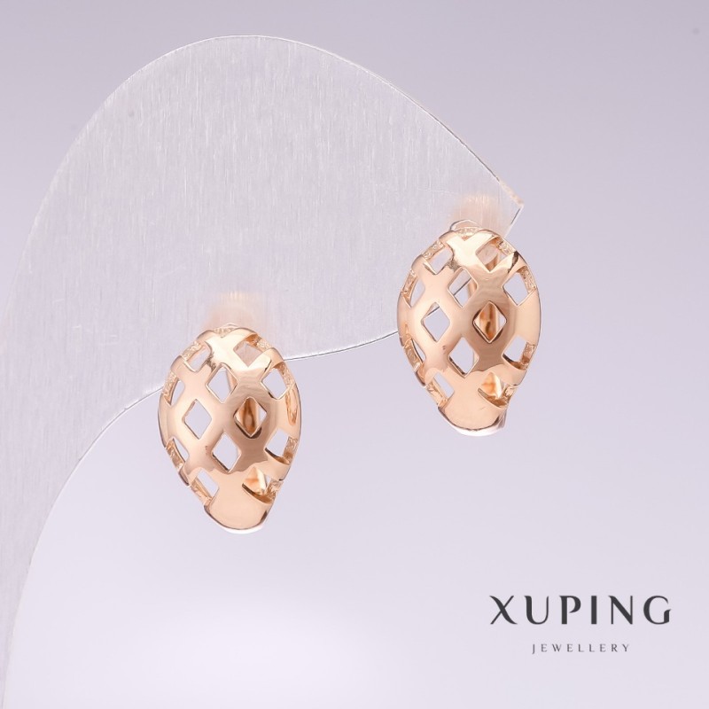 Earrings Xuping 18k Gold Plating, 15×10mm