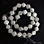 Natural Baroque Pearl Beads on a String with a Warm "Petrol" Sheen, 10mm +/- Diameter, 38cm (+/-) Length