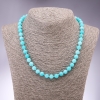 Aquamarine Beads Smooth Round 8mm, 45cm Length