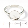 Price per pack /10pcs. 10 mm Ring base with serrated edge, round