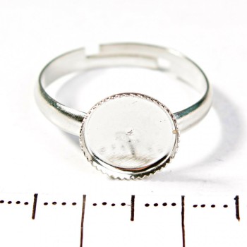 Price per pack /10pcs. 10 mm Ring base with serrated edge, round