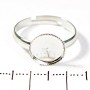 Price per pack /10pcs. 10 mm Ring base with serrated edge, round