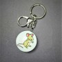 Keychain 'Misha' with a 40×30mm diameter, length 9.5 cm