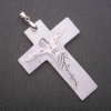 Mother of Pearl Pendant Cross 64×48×78mm
