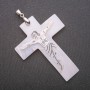 Mother of Pearl Pendant Cross 64×48×78mm