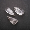 Pendant made from natural gemstone Mountain crystal 20x30x35mm