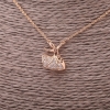 Xuping Necklace with Pendant 'Dancer' 13×18mm anchor chain weaving, thickness 1.4 mm, length 44–48 cm, gold plating
