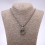 Pendant in a 'punk goth' style Paw with ring 24x6mm on chain, 65cm length