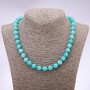 Aquamarine Beads Faceted Round 10mm, 48cm Length
