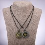 Pairs' Friendship Pendants 'Superman', length 42-48cm, pendant diameter 30mm