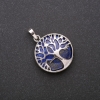 Lapis Lazuli Pendant in a 'Tree' Setting 28mm