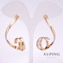 Earrings Xuping Scrolls 45×8mm Gold Plated