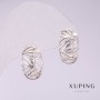 Xuping Earrings 6x14mm Rhodium