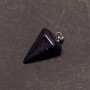 Pendulum Pendant with Aventurine "Blue Sand" (Cairo Night) 14x22x30+/-mm