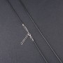 Price per Pack /10pcs. Waxed Cord for Pendants, 1.5mm Diameter, 60-68cm Length, Black