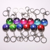 Glow-in-the-Dark Zodiac Keyrings, set of 12 pcs, price per pack, length 10cm