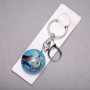 Ocean Dolphins Keyring, length 10cm