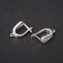 Earring Hooks 5x18mm Silver-tone Metal Price per Pair
