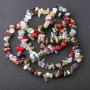 Assorted Stone Chip Beads, diameter 8+/-mm, length 80cm