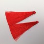 Craft Tassel Blank 'Red', 7cm Length, 7mm Diameter, Pair