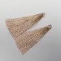 Craft Tassel Blank 'Cappuccino', 7cm Length, 7mm Diameter, Pair
