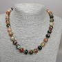 Agate Beads Smooth Ball, diameter 10mm, length 45cm