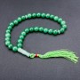 Jade Stone Mala, 33 beads, diameter 10mm+