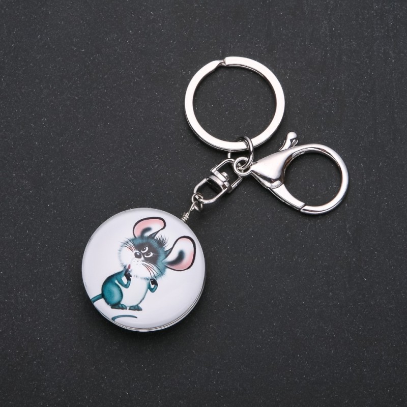 Mouse Keyring, Diameter 40x30mm, Length 9.5cm