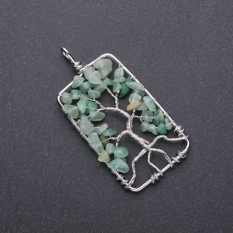 "Tree of Happiness" Pendant, Jade, diameter 36x73mm