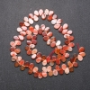 Orange Agate Butterfly Beads, Diameter 8x6mm, Length 38cm