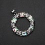 Abalone Pendant in Setting 47mm