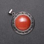 "Tian Shan" Pendant 38x52mm Aventurine Golden Sand