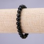 Golden Sheen Obsidian Bracelet Smooth Bead 8mm on Elastic