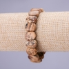 Picture Jasper Link Bracelet 10x14(+-)mm on Elastic