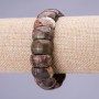 Link Bracelet Picasso Jasper 11x19(+-)mm on Elastic