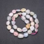 Morganite Beads Tumbled, Diameter 10x13 (+-) mm, Length 38cm