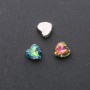 Price per Pack/10 pcs. Sew-On Crystal in Claw Setting, Heart 10mm