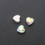Sew-on Crystal Heart 10mm Rainbow