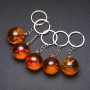 Flowers in Resin Keychain assorted, length 9cm (price per 1 pc.)