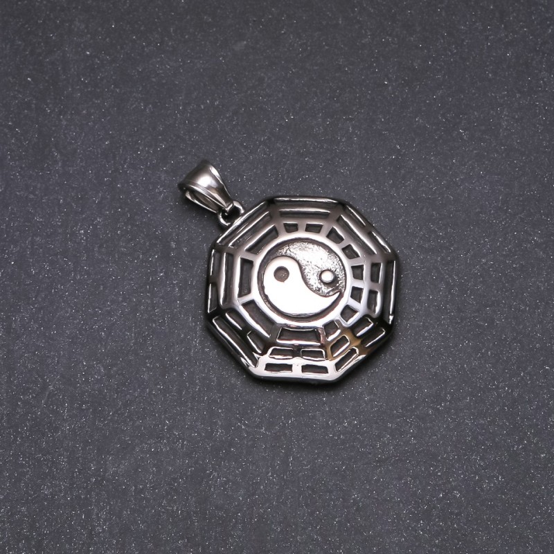 Yin Yang Pendant 33x40mm
