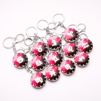 Zodiac Keychains Set of 12 pcs, price per pack, length 10cm