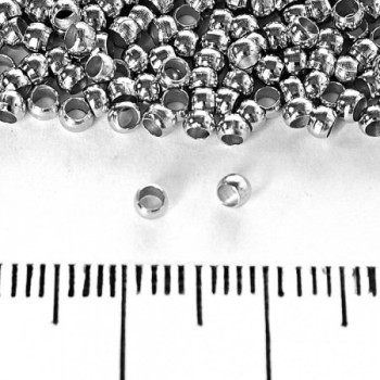 Crimp Bead Findings for Beading, 3mm, Pack of 320g