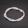 Kaholong Beads on Fishing Line, Smooth Round, Diameter 5 (+/-) mm, Length 38cm