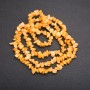 Beads on Fishing Line Tinted Quartz Chips, diameter 6 (+/-) mm, length 80cm