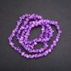 Beads on Fishing Line Tinted Quartz Chips, diameter 8 (+/-) mm, length 80cm